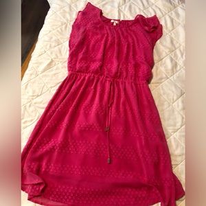 Bright pink spring dress!